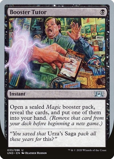 Booster Tutor (UND) #33 Uncommon (Lightly Played) Unsanctioned Magic: The Gathering: 2020