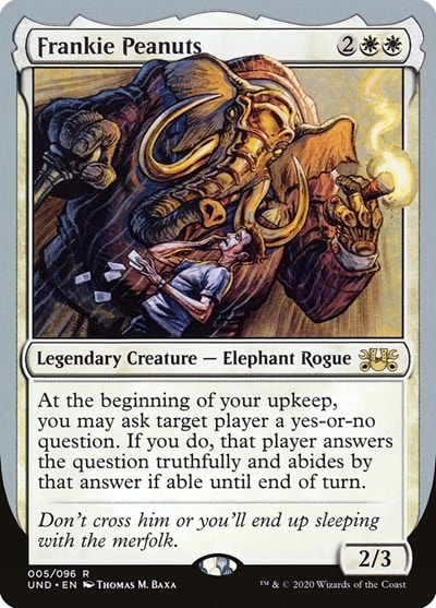 Frankie Peanuts (UND) #5 Rare (Lightly Played) Unsanctioned Magic: The Gathering: 2020