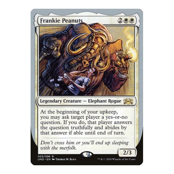 Frankie Peanuts (UND) #5 Rare (Lightly Played) Unsanctioned Magic: The Gathering: 2020