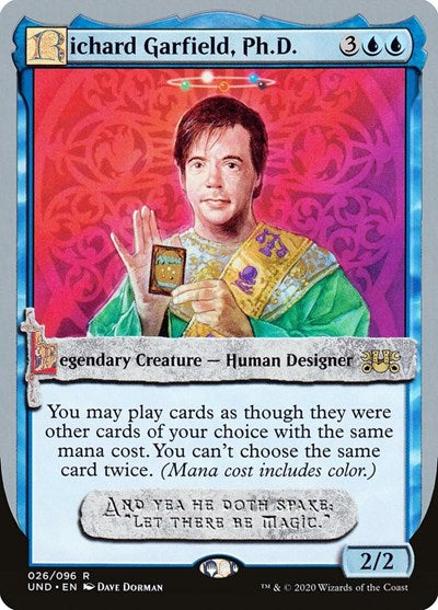 Richard Garfield PhD (UND) #26 Rare (Lightly Played) Unsanctioned Magic: 2020