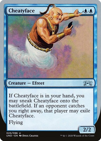 Cheatyface (UND) #20 Uncommon (Lightly Played) Unsanctioned Magic: 2020