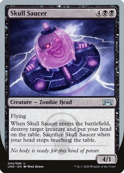 Skull Saucer (UND) #44 Uncommon (Lightly Played) Unsanctioned Magic: The Gathering: 2020