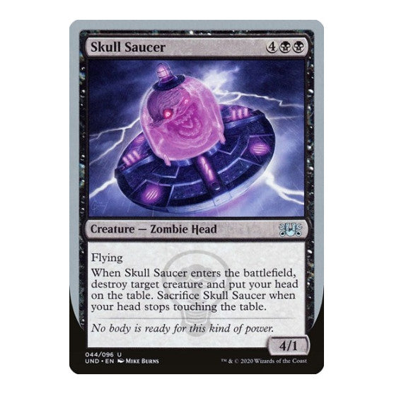 Skull Saucer (UND) #44 Uncommon (Lightly Played) Unsanctioned Magic: The Gathering: 2020