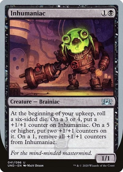 Inhumaniac (UND) #41 Uncommon (Lightly Played) Unsanctioned Magic: The Gathering: 2020
