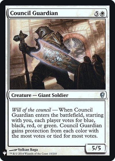 Council Guardian (LIST) #CNS-15 Uncommon (Foil Lightly Played) The List Reprints Magic: 2026