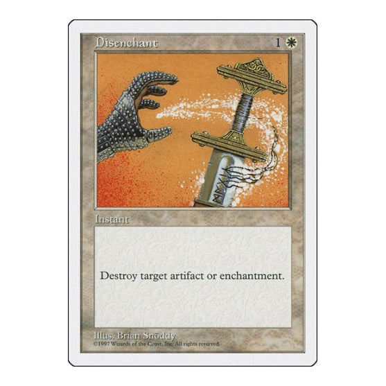 Disenchant (5ED) #26 Common (Heavily Played) Fifth Edition Magic: The Gathering: 1997