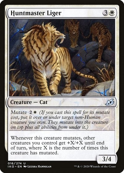 Huntmaster Liger (IKO) #16 Uncommon (Lightly Played) Ikoria: Lair of Behemoths Magic: The Gathering: 2020