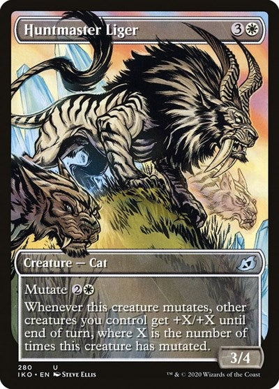 Huntmaster Liger Showcase (IKO) #280 Uncommon Ikoria: Lair of Behemoths Magic: The Gathering: 2020