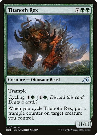 Titanoth Rex (IKO) #174 Uncommon (Lightly Played) Ikoria: Lair of Behemoths Magic: The Gathering: 2020