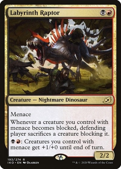 Labyrinth Raptor (IKO) #193 Rare (Lightly Played) Ikoria: Lair of Behemoths Magic: The Gathering: 2020