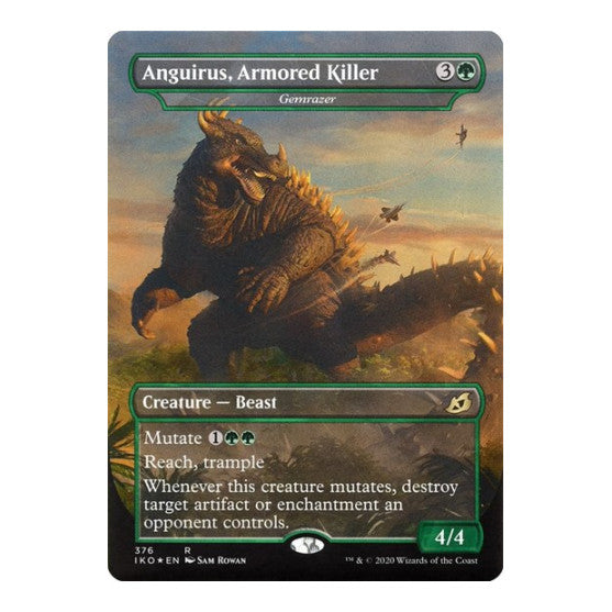Anguirus, Armored Killer - Gemrazer (IKO) #376 Rare (Lightly Played) Ikoria: Lair of Behemoths Magic: The Gathering: 2020