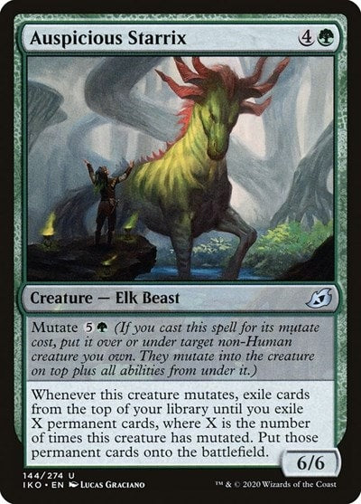 Auspicious Starrix (IKO) #144 Uncommon (Lightly Played) Ikoria: Lair of Behemoths Magic: The Gathering: 2020