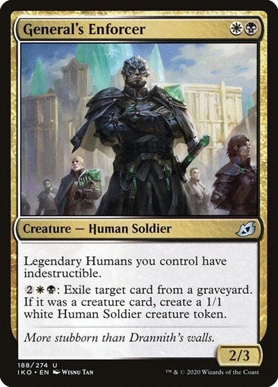 Generals Enforcer (IKO) #188 Uncommon (Lightly Played) Ikoria: Lair of Behemoths Magic: The Gathering: 2020