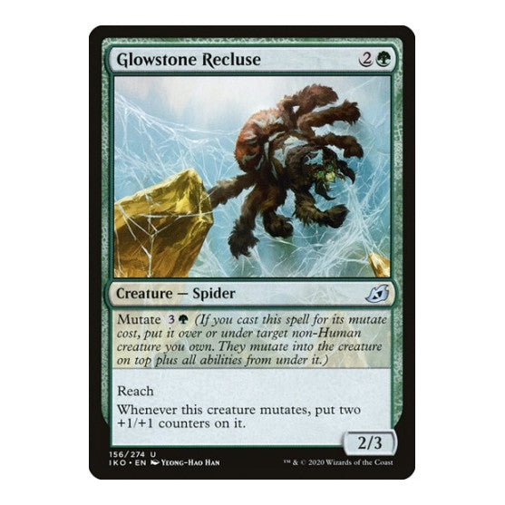 Glowstone Recluse (IKO) #156 Uncommon (Lightly Played) Ikoria: Lair of Behemoths Magic: The Gathering: 2020