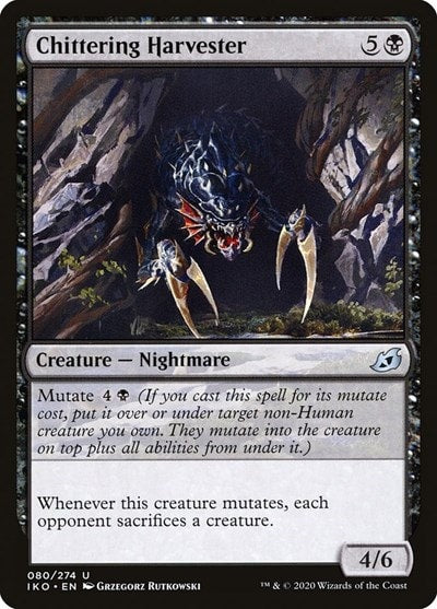 Chittering Harvester (IKO) #80 Uncommon Ikoria: Lair of Behemoths Magic: The Gathering: 2020