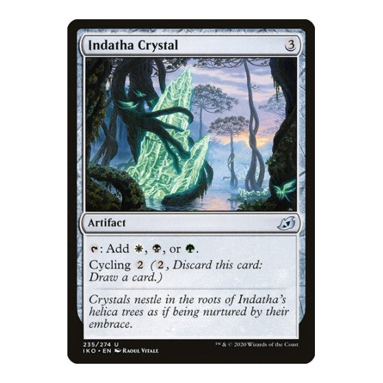 Indatha Crystal (IKO) #235 Uncommon Ikoria: Lair of Behemoths Magic: The Gathering: 2020
