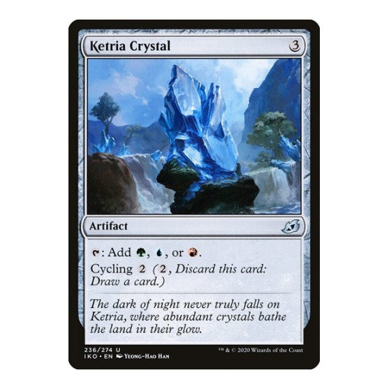 Ketria Crystal (IKO) #236 Uncommon (Foil Lightly Played) Ikoria: Lair of Behemoths Magic: The Gathering: 2020
