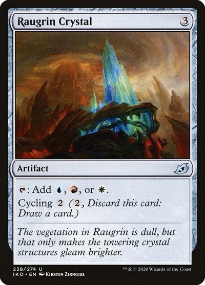 Raugrin Crystal (IKO) #238 Uncommon (Lightly Played) Ikoria: Lair of Behemoths Magic: 2020