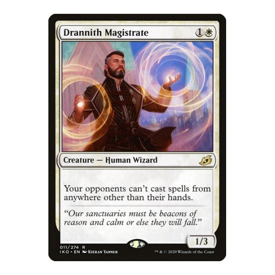 Drannith Magistrate (IKO) #11 Rare (Near Mint) Ikoria: Lair of Behemoths Magic: The Gathering: 2020