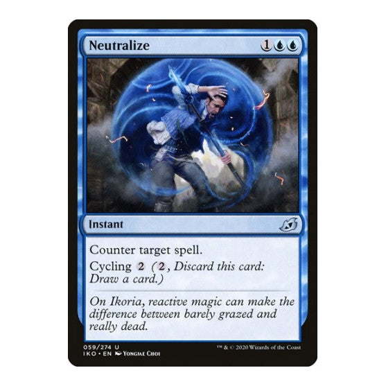 Neutralize (IKO) #59 Uncommon (Foil Lightly Played) Ikoria: Lair of Behemoths Magic: The Gathering: 2020