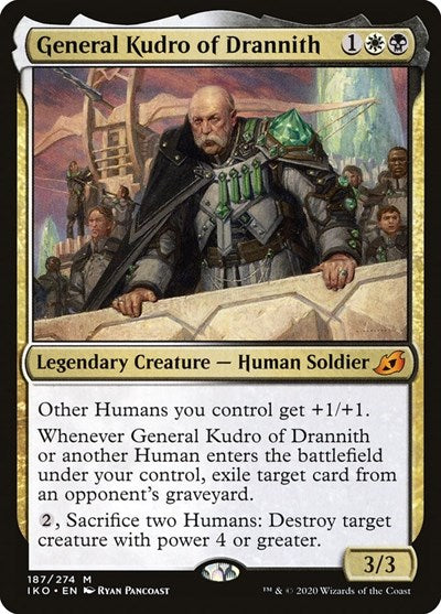 General Kudro of Drannith (IKO) #187 Mythic Rare (Near Mint) Ikoria: Lair of Behemoths Magic: The Gathering: 2020
