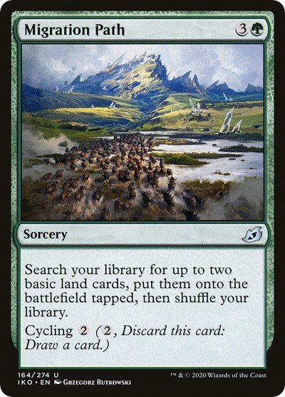 Migration Path (IKO) #164 Uncommon (Lightly Played) Ikoria: Lair of Behemoths Magic: The Gathering: 2020