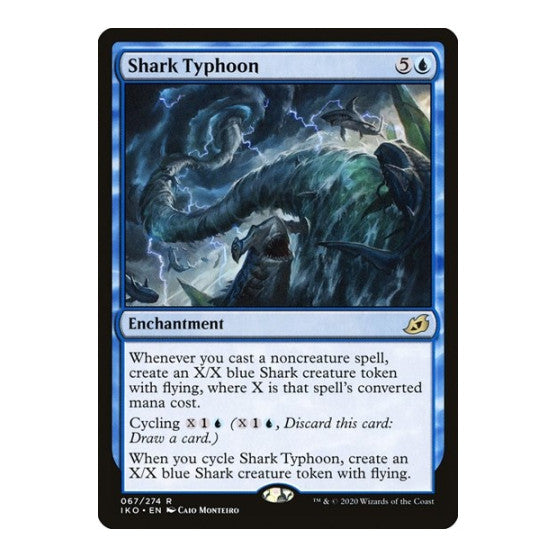 Shark Typhoon (IKO) #67 Rare (Near Mint) Ikoria: Lair of Behemoths Magic: The Gathering: 2020