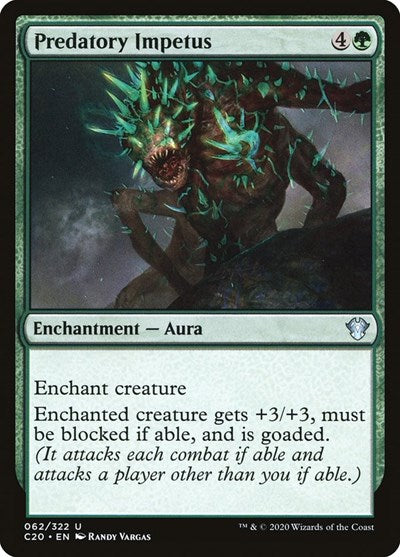 Predatory Impetus (C20) #62 Uncommon (Lightly Played) Commander 2020 Magic: The Gathering: 2020