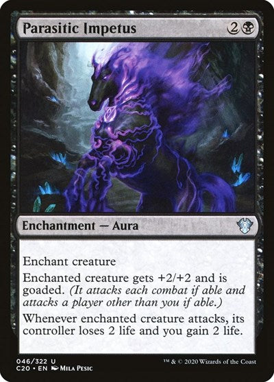 Parasitic Impetus (C20) #46 Uncommon (Lightly Played) Commander 2020 Magic: The Gathering: 2020
