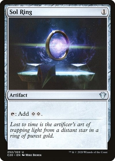 Sol Ring (C20) #252 Uncommon (Lightly Played) Commander 2020 Magic: The Gathering: 2020