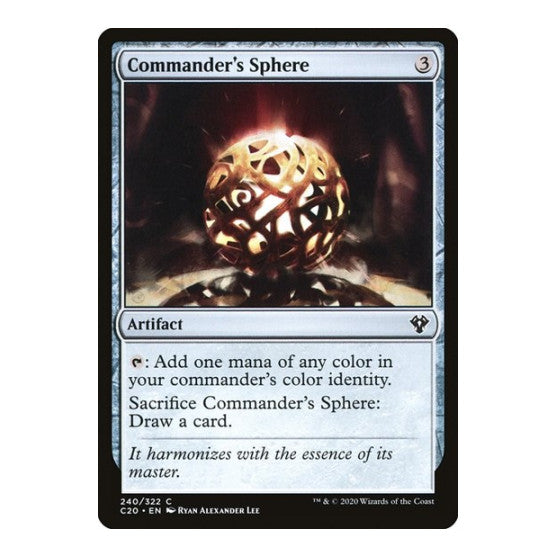 Commander's Sphere (C20) #240 Common (Lightly Played) Commander 2020 Magic: The Gathering: 2020