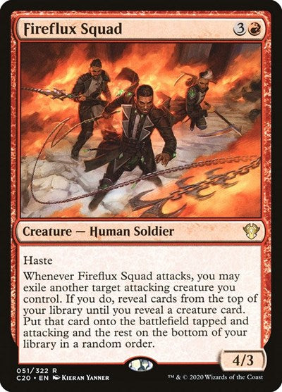 Fireflux Squad (C20) #51 Rare (Lightly Played) Commander 2020 Magic: The Gathering: 2020