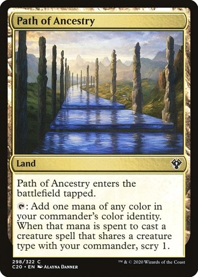 Path of Ancestry (C20) #298 Common (Lightly Played) Commander 2020 Magic: The Gathering: 2020