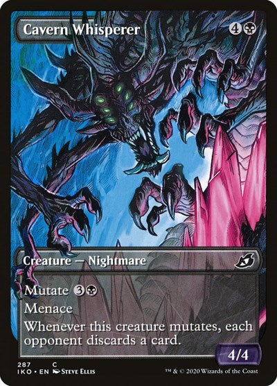 Cavern Whisperer Showcase (IKO) #287 Common Ikoria: Lair of Behemoths Magic: The Gathering: 2020