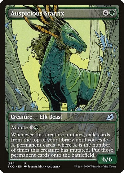 Auspicious Starrix Showcase (IKO) #294 Uncommon (Lightly Played) Ikoria: Lair of Behemoths Magic: 2020