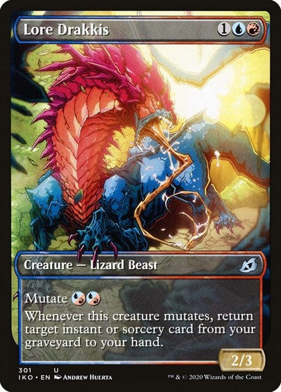 Lore Drakkis Showcase (IKO) #301 Uncommon Ikoria: Lair of Behemoths Magic: The Gathering: 2020