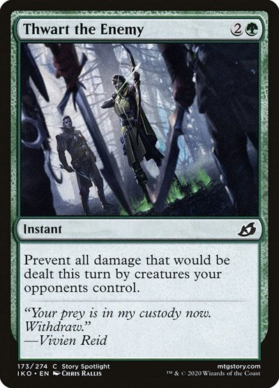 Thwart the Enemy (IKO) #173 Common Ikoria: Lair of Behemoths Magic: The Gathering: 2020