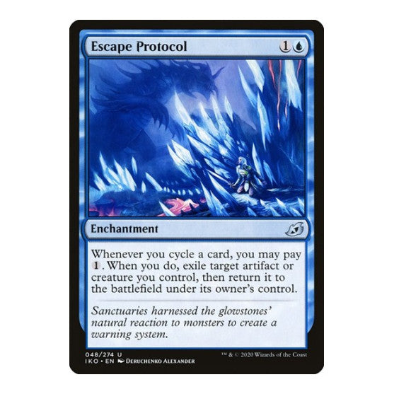 Escape Protocol (IKO) #48 Uncommon (Lightly Played) Ikoria: Lair of Behemoths Magic: The Gathering: 2020