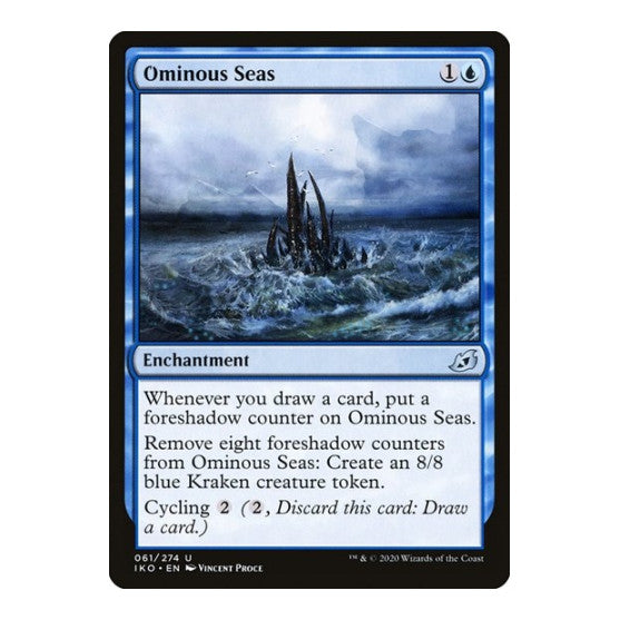 Ominous Seas (IKO) #61 Uncommon (Lightly Played) Ikoria: Lair of Behemoths Magic: The Gathering: 2020
