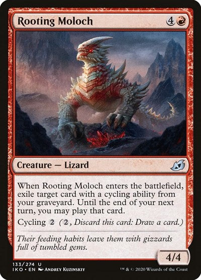 Rooting Moloch (IKO) #133 Uncommon (Lightly Played) Ikoria: Lair of Behemoths Magic: The Gathering: 2020
