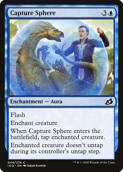 Capture Sphere (IKO) #44 Common (Foil Lightly Played) Ikoria: Lair of Behemoths Magic: The Gathering: 2020