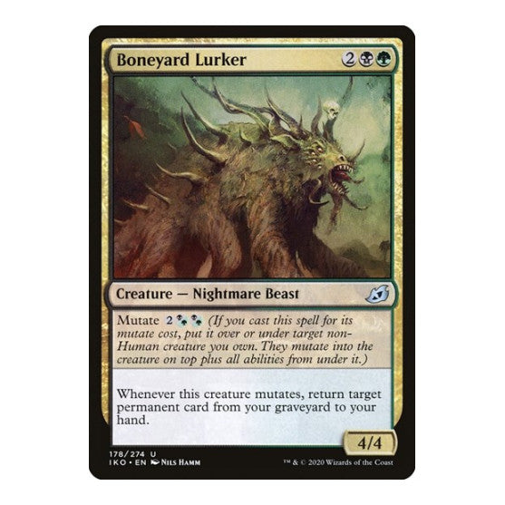 Boneyard Lurker (IKO) #178 Uncommon Ikoria: Lair of Behemoths Magic: The Gathering: 2020