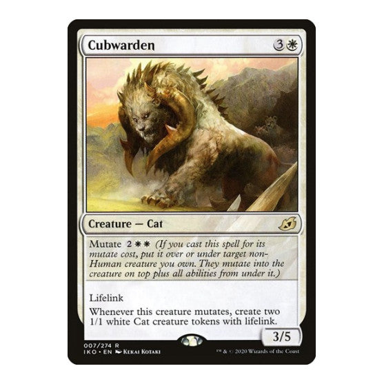 Cubwarden (IKO) #7 Rare (Lightly Played) Ikoria: Lair of Behemoths Magic: The Gathering: 2020