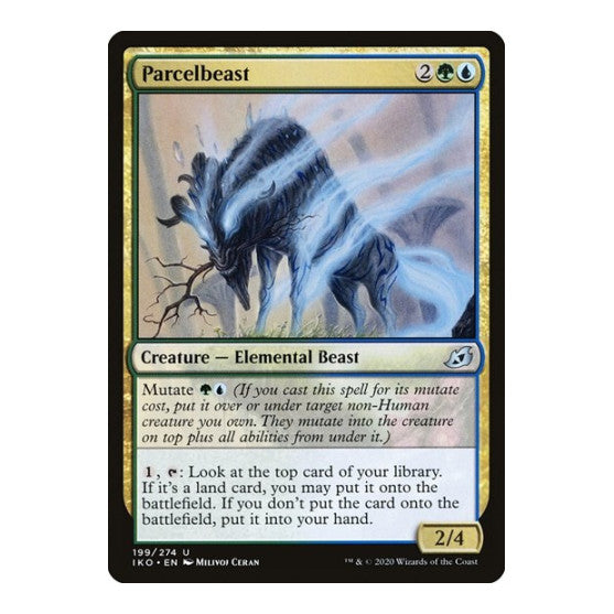 Parcelbeast (IKO) #199 Uncommon (Foil Lightly Played) Ikoria: Lair of Behemoths Magic: The Gathering: 2020