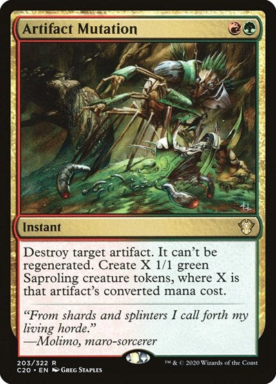 Artifact Mutation (C20) #203 Rare (Near Mint) Commander 2020 Magic: The Gathering: 2020
