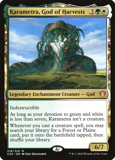 Karametra God of Harvests (C20) #218 Mythic Rare (Lightly Played) Commander 2020 Magic: The Gathering: 2020