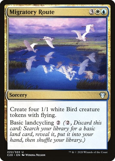Migratory Route (C20) #222 Uncommon (Lightly Played) Commander 2020 Magic: 2020