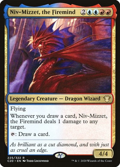 Niv Mizzet the Firemind (C20) #225 Rare (Lightly Played) Commander 2020 Magic: The Gathering: 2020