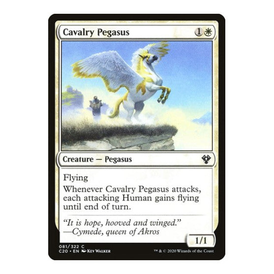 Cavalry Pegasus (C20) #81 Common (Lightly Played) Commander 2020 Magic: The Gathering: 2020