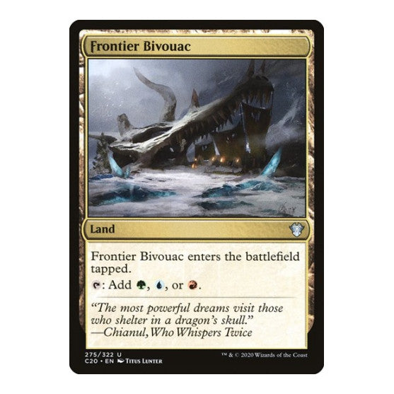 Frontier Bivouac (C20) #275 Uncommon (Lightly Played) Commander 2020 Magic: The Gathering: 2020